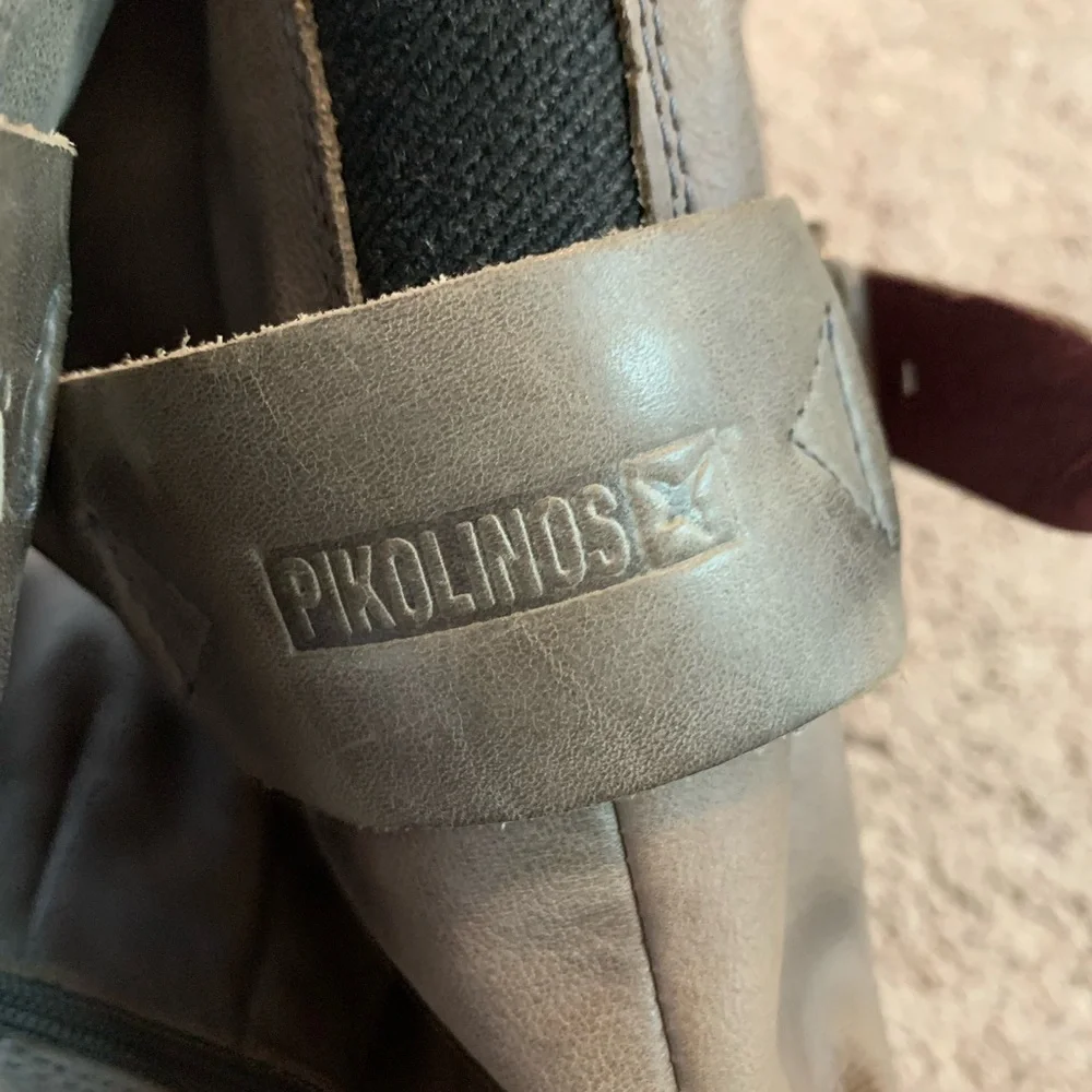 New Pikolinos Brujas Boot Reputable Choco Olmo Knee Length Shoes Leather Grey 39